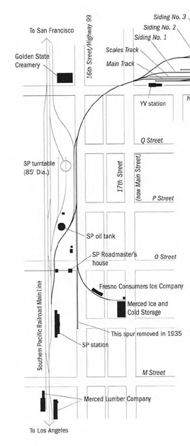 Trackage along 16th Street